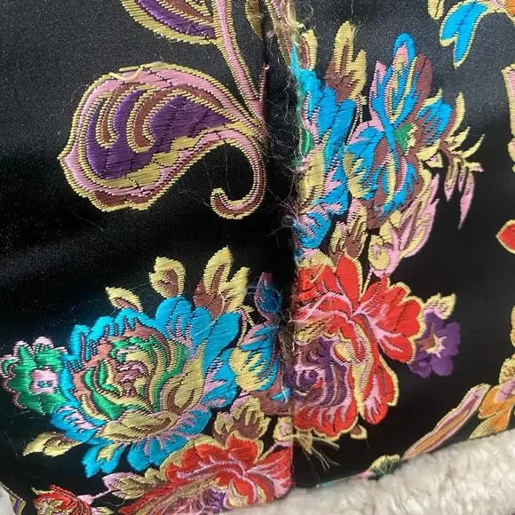 Johnny Was Sofie Jacquard Coat Womens Size Medium Embroidered Sequin Asian Tiger - Picture 8 of 10